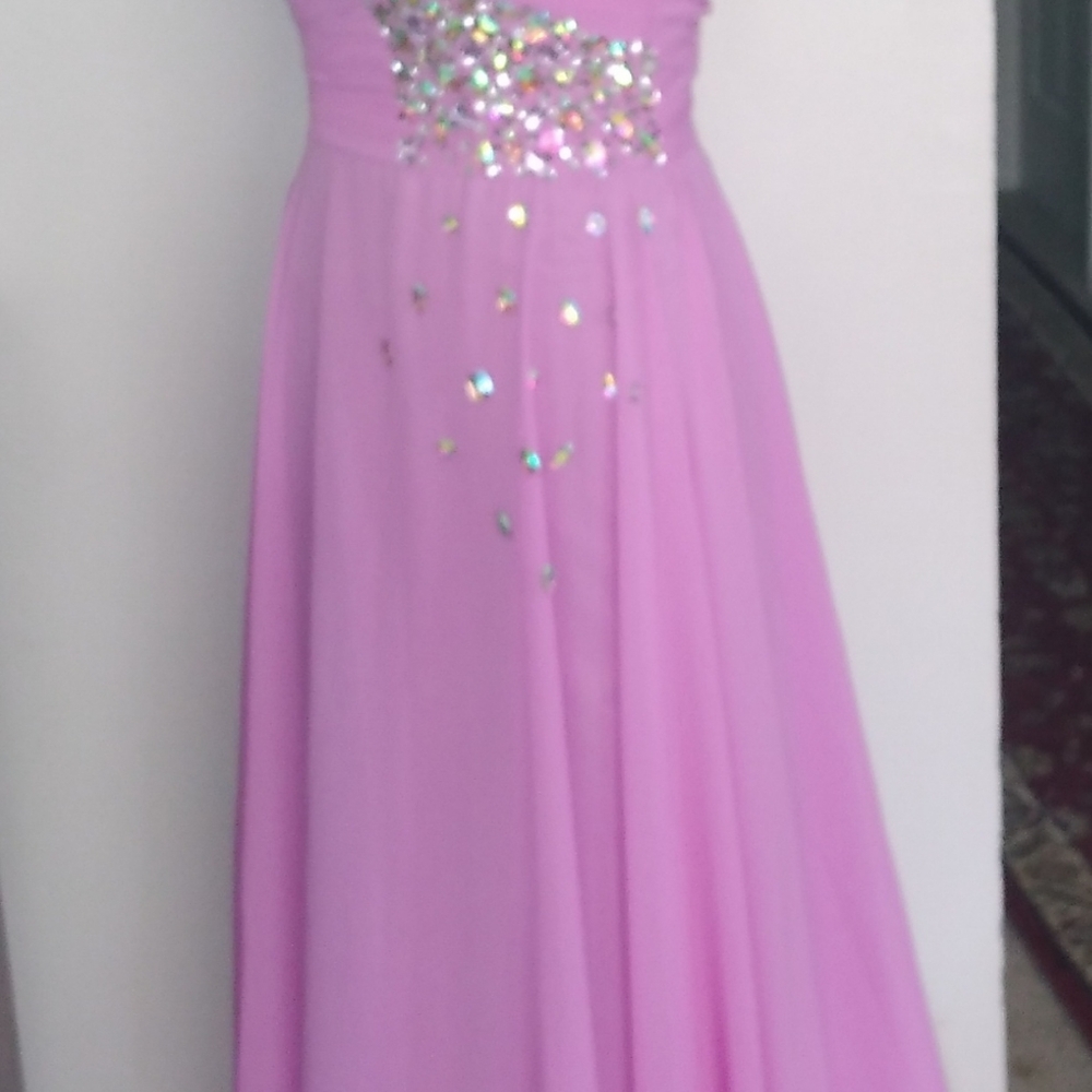 Maxi wedding dressone shoulder size s - Picture 9 of 14